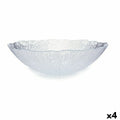 Salatschüssel Vivalto 84738 Rio Durchsichtig Kristall 30,5 x 8,6 x 30,5 cm (4 Stück)