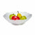 Salatschüssel Vivalto Infinity Durchsichtig Kristall 31 x 8,3 x 31 cm (4 Stück)