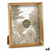 Fotorahmen WPC0235MG-4 Gold Glas Kunststoff (6 Stück)