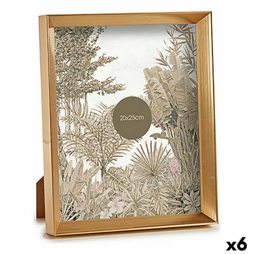 Fotorahmen WPC0235MG-4 Gold Glas Kunststoff (6 Stück)