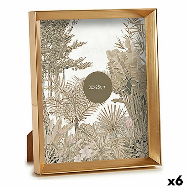 Fotorahmen WPC0235MG-4 Gold Glas Kunststoff (6 Stück)