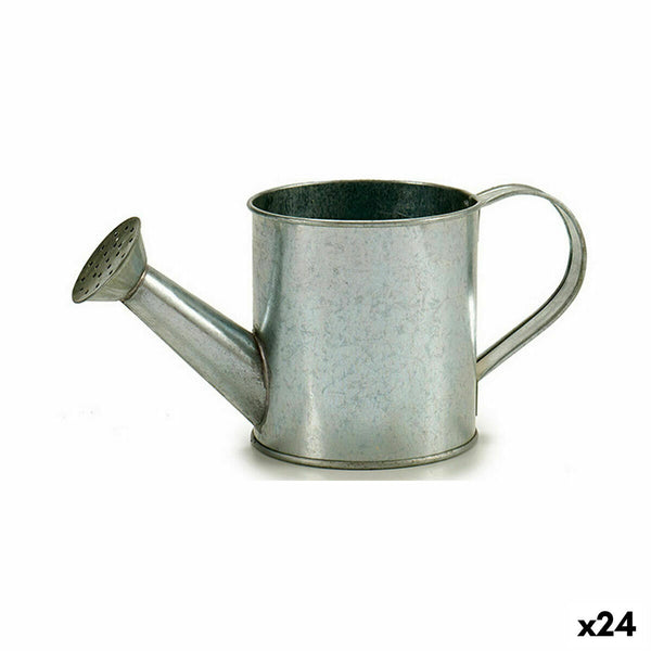 Blumentopf Ibergarden Silberfarben Zink Giesskanne 24,5 x 11 x 11 cm (24 Stück)