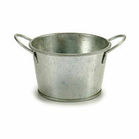 Blumentopf Ibergarden Silberfarben Zink Würfel 17,8 x 8 x 12,3 cm (72 Stück)