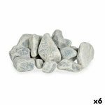 Deko-Steine Ibergarden 2KG-CR-GRIS CLARO Hellgrau 2 Kg (6 Stück)