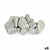 Deko-Steine Ibergarden 2KG-CR-GRIS CLARO Hellgrau 2 Kg (6 Stück)