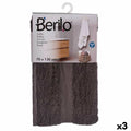 Badetuch Berilo 89670 Grau 80 % Baumwolle 20 % Polyester 70 x 130 cm (3 Stück)