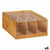 Teebox Kinvara JWKW-4344 Braun Bambus 22 x 10 x 20,5 cm Tee (6 Stück)