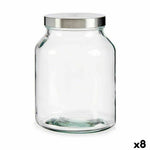 Topf Vivalto 78255 78255 Durchsichtig Silberfarben Silber 3 L (8 Stück)