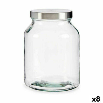 Topf Vivalto 78255 78255 Durchsichtig Silberfarben Silber 3 L (8 Stück)