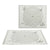 Backmatte Kinvara Kunststoff Moosgummi 50 x 40 cm 6 x 45 x 3 cm (12 Stück)