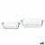 Küchenschüsseln-Set Pasabahce 1103182-159189 Borcam karriert 1040 ml 25,5 x 6 x 22 cm (4 Stück)