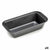 rechteckige Backform Kinvara Dunkelgrau Metall Kohlenstoffstahl 25 x 6,2 x 13 cm 13 x 6,2 x 25,3 cm (12 Stück)