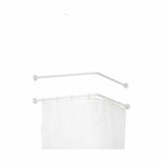 Vorhangstange Berilo B0769L Weiß Aluminium 80 cm Dusche (24 Stück)