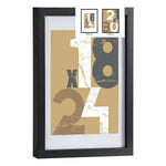 Fotorahmen 24 x 2,5 x 32,5 cm Schwarz Glas Holz MDF (6 Stück)