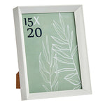 Fotorahmen WPC0235MG-3-WH Weiß Glas Kunststoff (6 Stück)