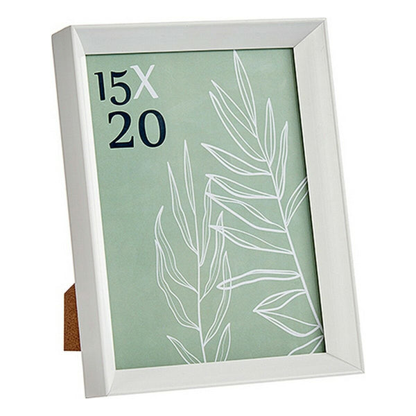 Fotorahmen WPC0235MG-3-WH Weiß Glas Kunststoff (6 Stück)