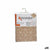 Tischdecke Abdeckung Fleckenbeständig abstrakt 140 x 180 cm Beige (10 Stück)