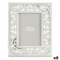 Fotorahmen Holz Weiß 22 x 27 x 1 cm (6 Stück)