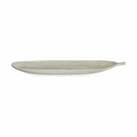 Tischdekoration Gift Decor LH520814 Weiß Holz MDF 59,5 x 3 x 21,6 cm Dekoration Pflanzenblatt (6 Stück)