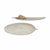 Tischdekoration Gift Decor LH520814 Weiß Holz MDF 59,5 x 3 x 21,6 cm Dekoration Pflanzenblatt (6 Stück)