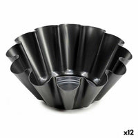 Puddingform Kinvara Dunkelgrau Stahl 23 x 8,2 x 23 cm 24 x 23 x 12 cm (12 Stück)