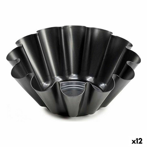 Puddingform Kinvara Dunkelgrau Stahl 23 x 8,2 x 23 cm 24 x 23 x 12 cm (12 Stück)