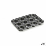 Gebäckbackform Kinvara Dunkelgrau Metall Kohlenstoffstahl 20 x 2 x 26 cm 26 x 2 x 20 cm (12 Stück)