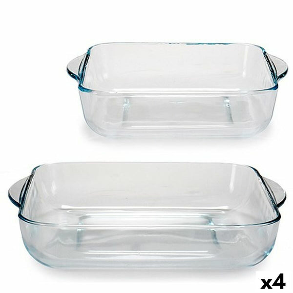 Küchenschüsseln-Set Pasabahce 1017168-159028 Borcam karriert 1,95 L (4 Stück)