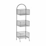 Regal Gift Decor Silberfarben Silber Metall 20 x 99 x 32,5 cm (4 Stück)