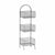 Regal Gift Decor Silberfarben Silber Metall 20 x 99 x 32,5 cm (4 Stück)