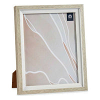 Fotorahmen 24 x 2 x 29 cm Kristall Beige Weiß Kunststoff (6 Stück)