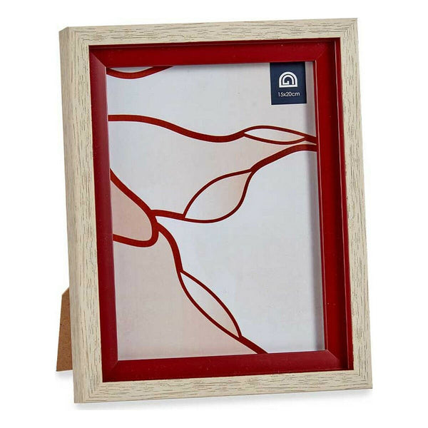 Fotorahmen Gift Decor Braun Rot Holz Glas Kristall polystyrol Kunststoff (6 Stück)