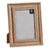 Fotorahmen 19 x 2 x 24 cm Kristall Holz Braun Kupfer Kunststoff (6 Stück)