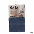 Badetuch 30 x 0,5 x 50 cm Blau (12 Stück)