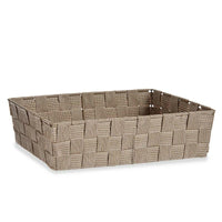 Mehrzweckkorb Kipit A3-6885 Beige Stoff 3,8 L 34 x 8,5 x 21 cm (18 Stück)