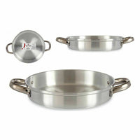 Pfanne Kinvara Silberfarben Aluminium Ø 22 cm (12 Stück)