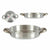Pfanne Kinvara Silberfarben Aluminium Ø 22 cm (12 Stück)