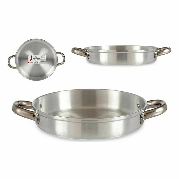 Pfanne Kinvara Silberfarben Aluminium Ø 22 cm (12 Stück)