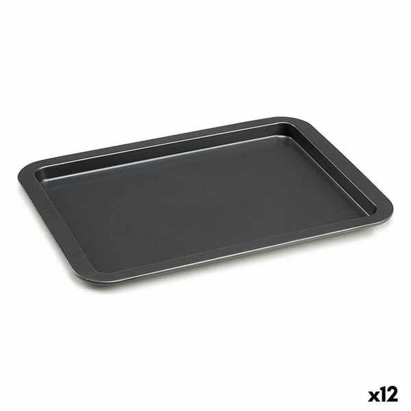 Ofenpfanne Kinvara Grau Metall 48 x 3 x 33,5 cm (12 Stück)