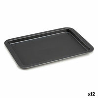 Ofenpfanne Kinvara Grau Metall 25,3 x 2 x 37 cm (12 Stück)