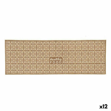 Teppich Kinvara Healthy Food Beige 40 x 120 cm 40 x 0,05 x 119 cm Mehrzweck (12 Stück)