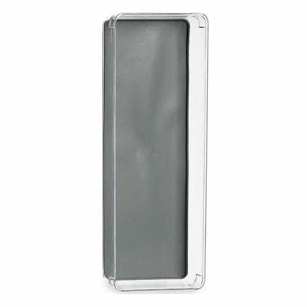 Schubladen-Organizer Wiederverwerteter Kunststoff Grau 16 x 4,5 x 40 cm (24 Stück)