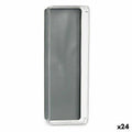 Schubladen-Organizer Wiederverwerteter Kunststoff Grau 16 x 4,5 x 40 cm (24 Stück)
