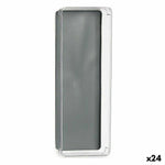 Schubladen-Organizer Wiederverwerteter Kunststoff Grau 16 x 4,5 x 40 cm (24 Stück)
