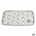 Untersetzer Kinvara Weiß Grau 33 x 0,3 x 48 cm (12 Stück)