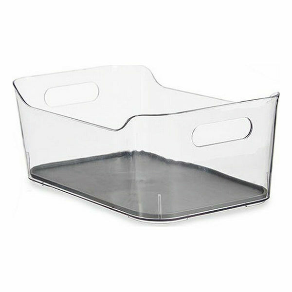 Schubladen-Organizer Kinvara Grau Durchsichtig Silikon Kunststoff TPR Wiederverwerteter Kunststoff 17 x 10,5 x 24,5 cm (12 Stück