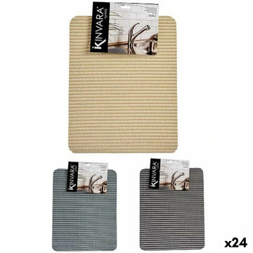 Anti-Rutsch-Matte Kinvara Kunststoff 40 x 1 x 32 cm (24 Stück)