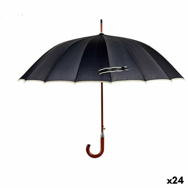 Regenschirm Schwarz 110 x 110 x 95cm 12 x 4 x 95 cm 12 x 95 x 2 cm 12 x 95 x 7 cm (24 Stück)