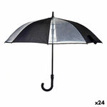 Regenschirm Schwarz Durchsichtig 96 x 96 x 84,5 cm 14 x 4 x 84,5 cm 14 x 84,5 x 4 cm (24 Stück)