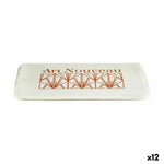 Badematte Berilo Art Nouveau Weiß Bronze 40 x 1,5 x 60 cm (12 Stück)